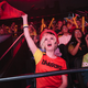 Shanghai Dragons fans last night.